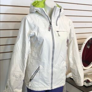 Sims Women's White Hooded Jacket